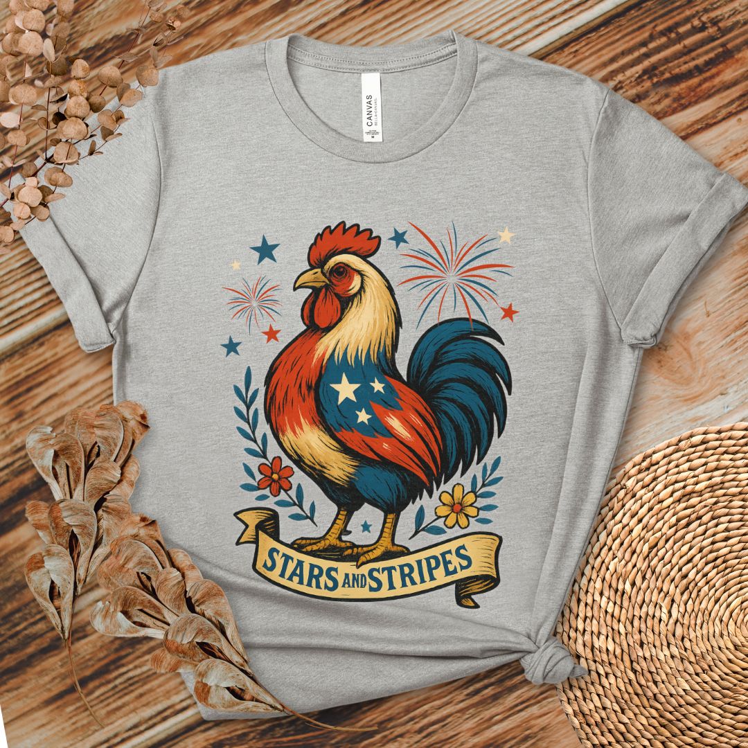 Stars and Stripes Rooster Shirt