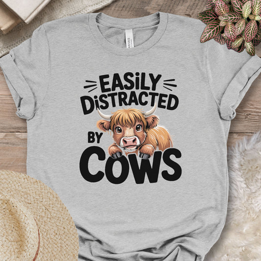 Easily Distracted by Cows Tee