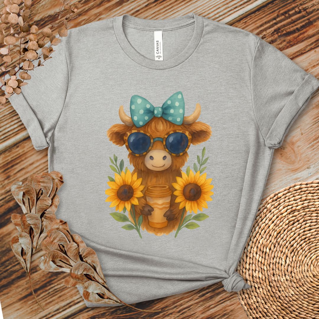 Cute Highland Cow Coffee Shirt