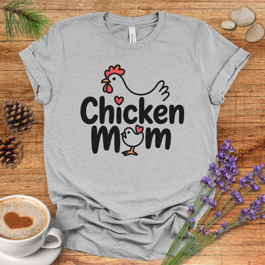 Hen Heart Chicken Mom Shirt