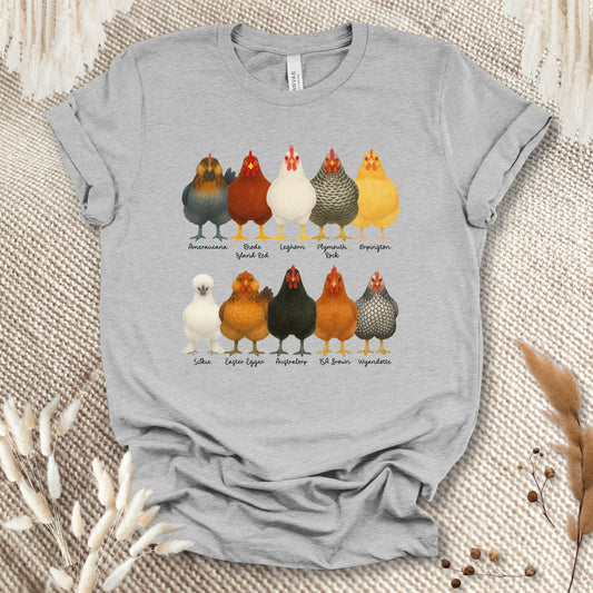 Fancy Chicken Breeds T-Shirt