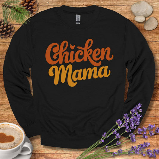 Chicken Mama Sweatshirt – Retro Farm Animal Pullover Gift for Poultry Moms & Backyard Keepers