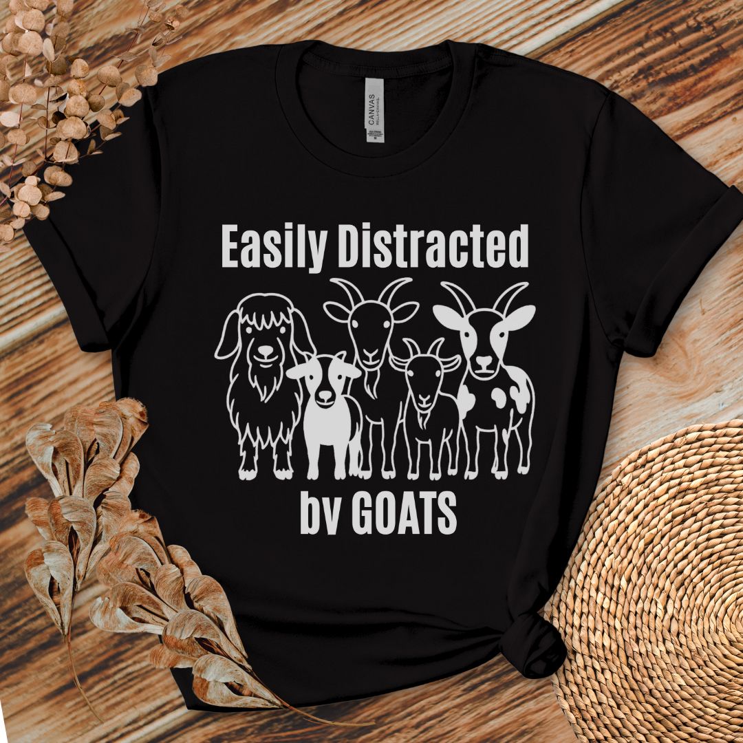 Easily Distracted by Goats Tee