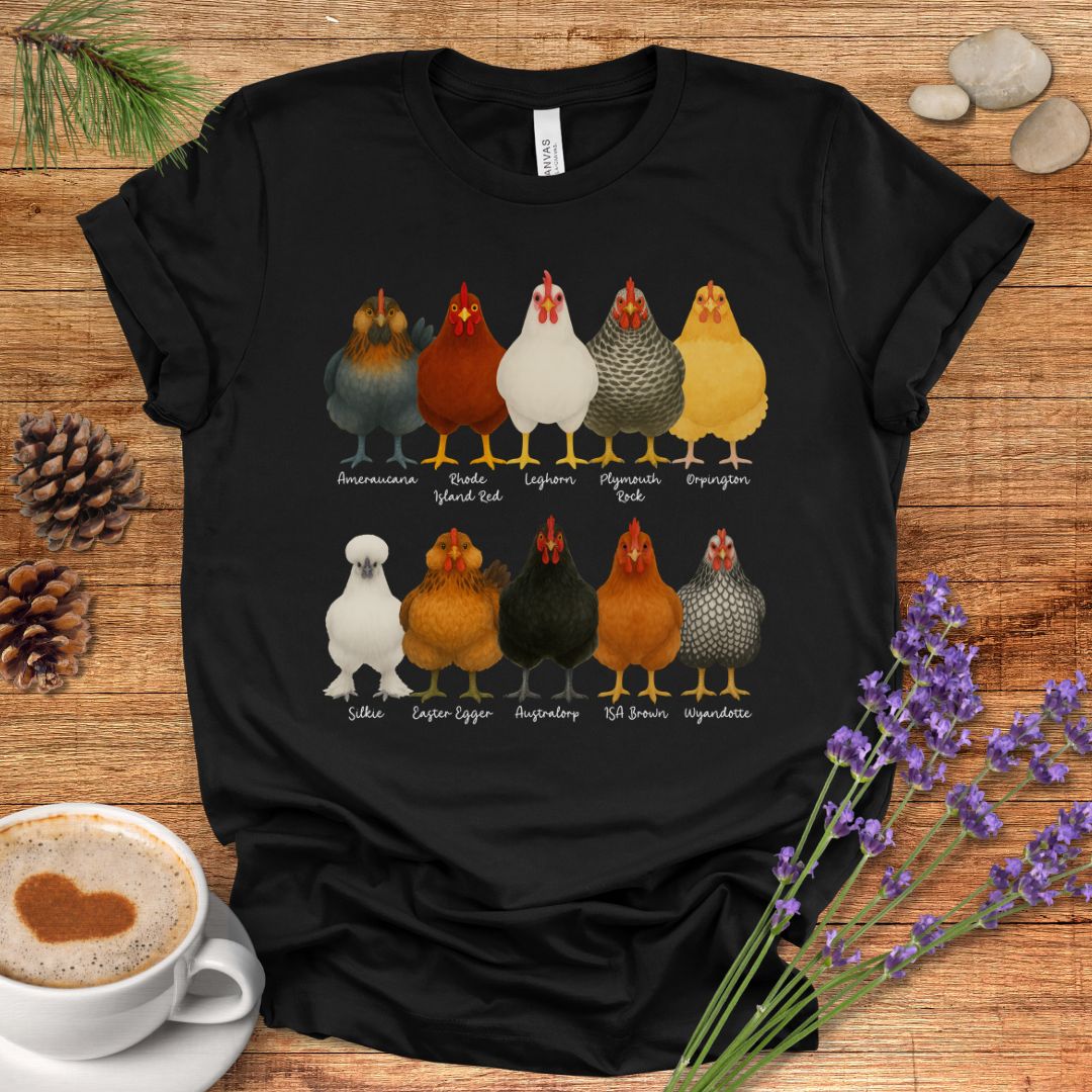 Fancy Chicken Breeds T-Shirt