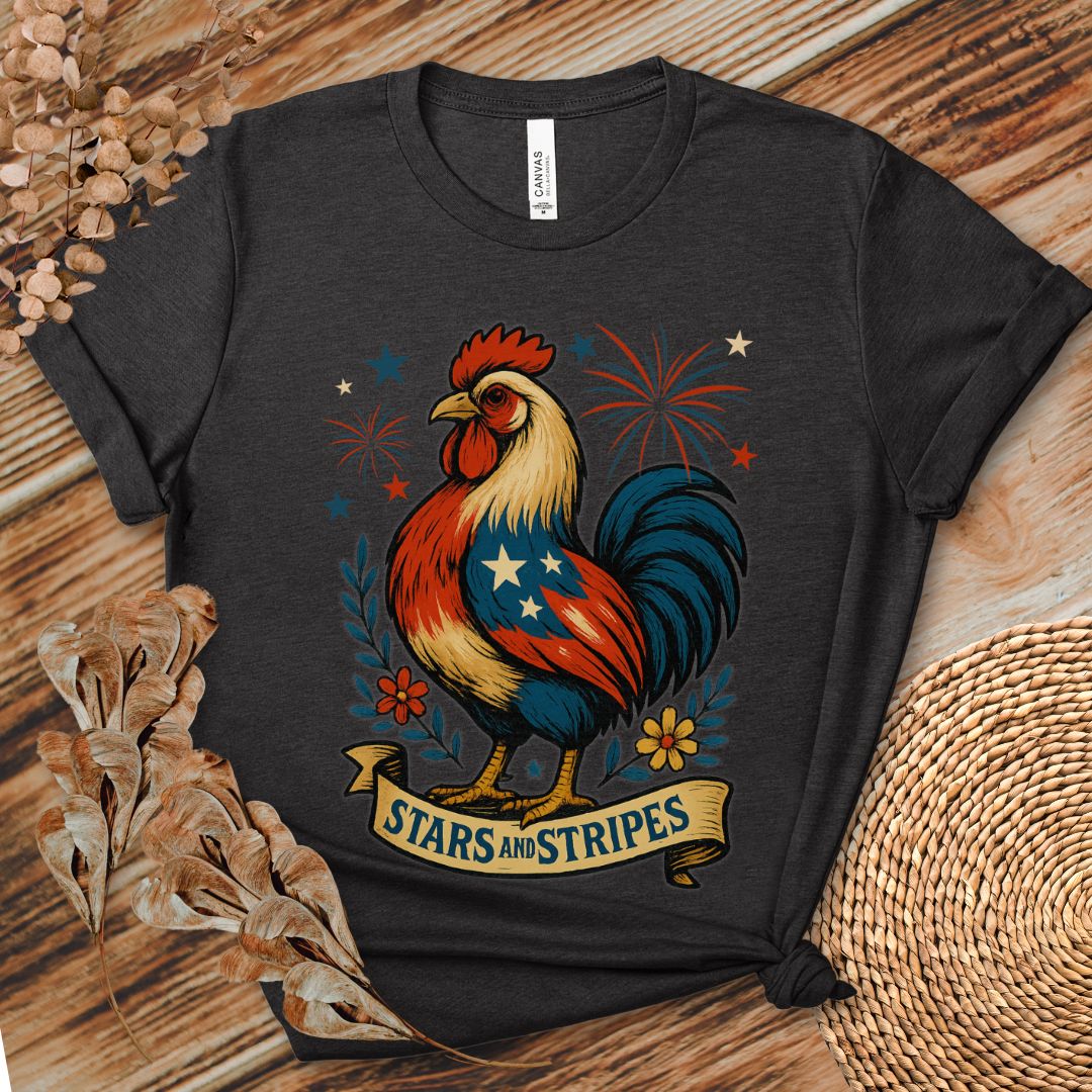 Stars and Stripes Rooster Shirt