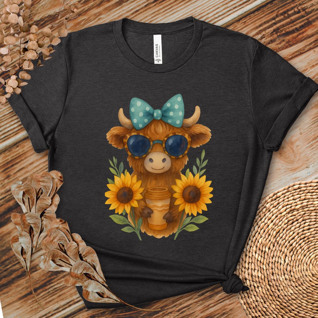 Cute Highland Cow Coffee Shirt