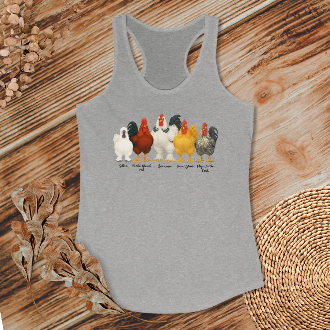 Rooster Roster Chicken Tank Top
