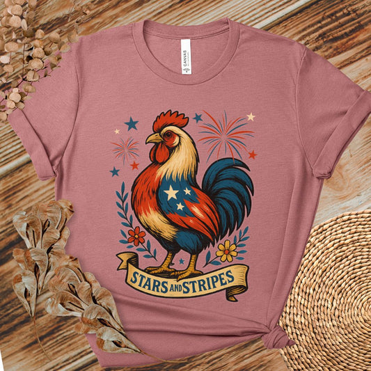 Stars and Stripes Rooster Shirt