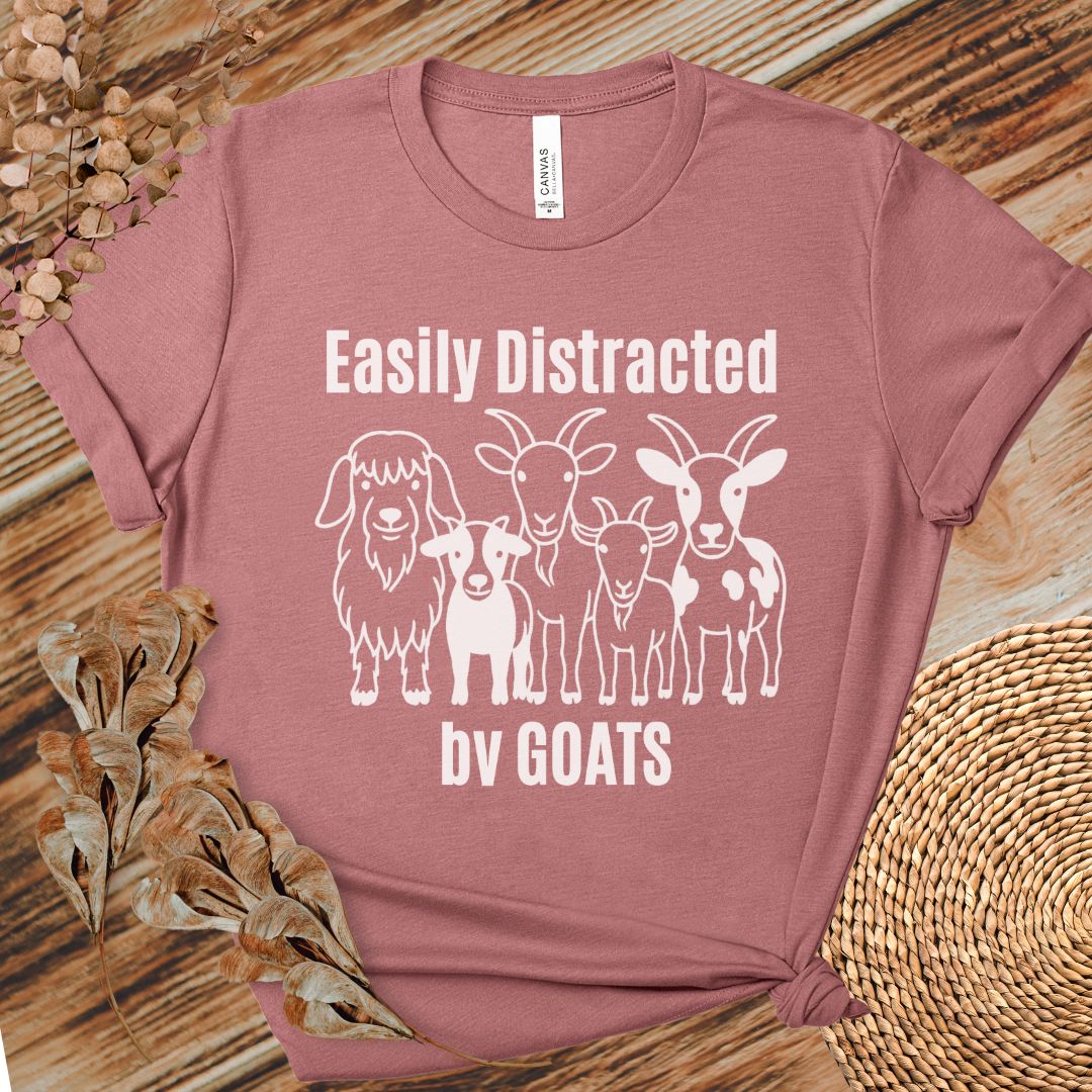 Easily Distracted by Goats Tee