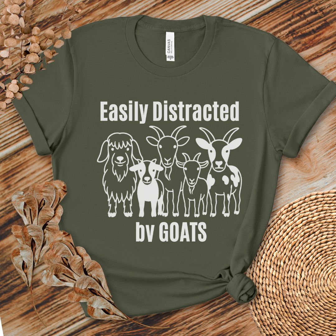Easily Distracted by Goats Tee