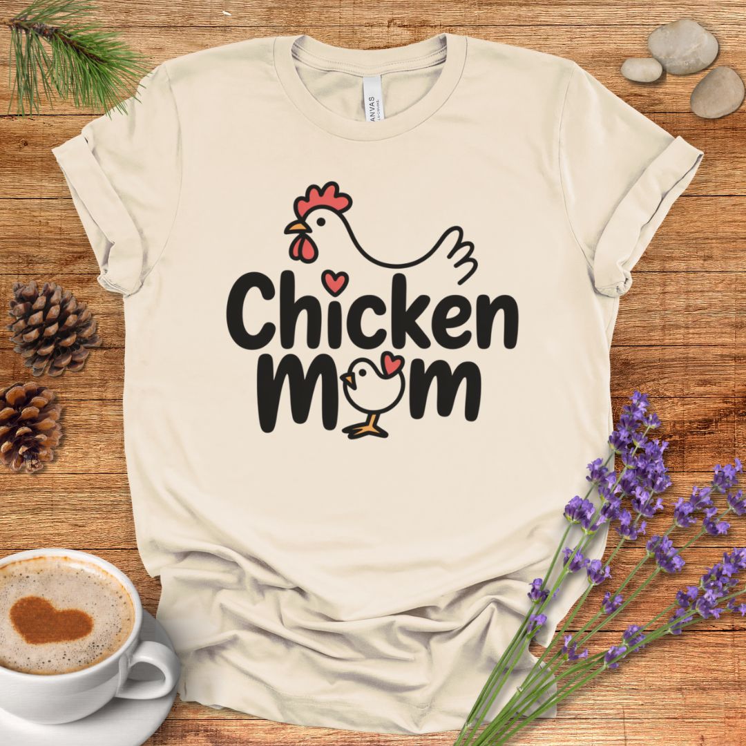 Hen Heart Chicken Mom Shirt