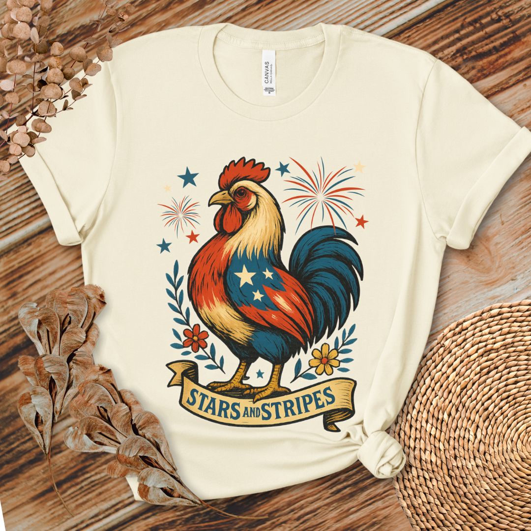 Stars and Stripes Rooster Shirt