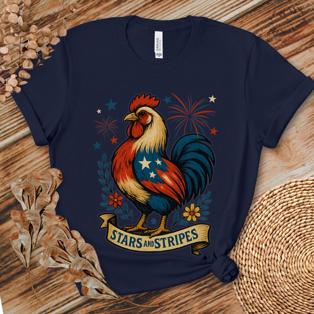 Stars and Stripes Rooster Shirt