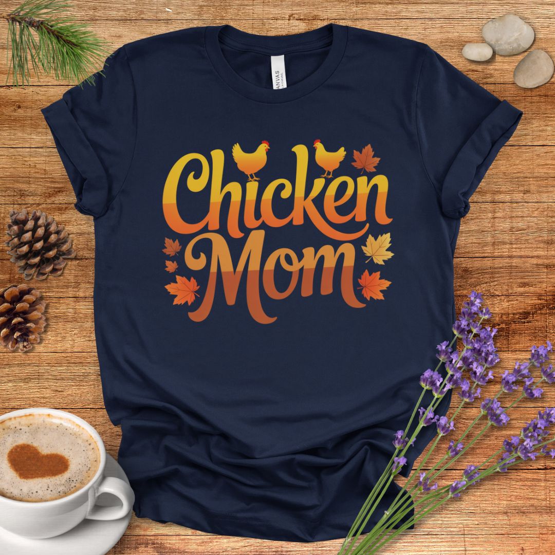 Autumn Chicken Mom Graphic Tee