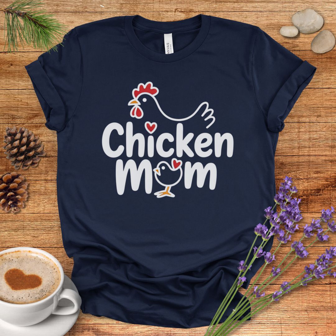 Hen Heart Chicken Mom Shirt