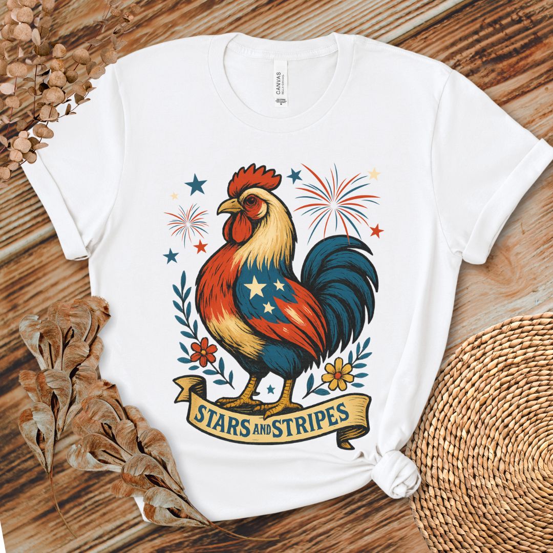 Stars and Stripes Rooster Shirt