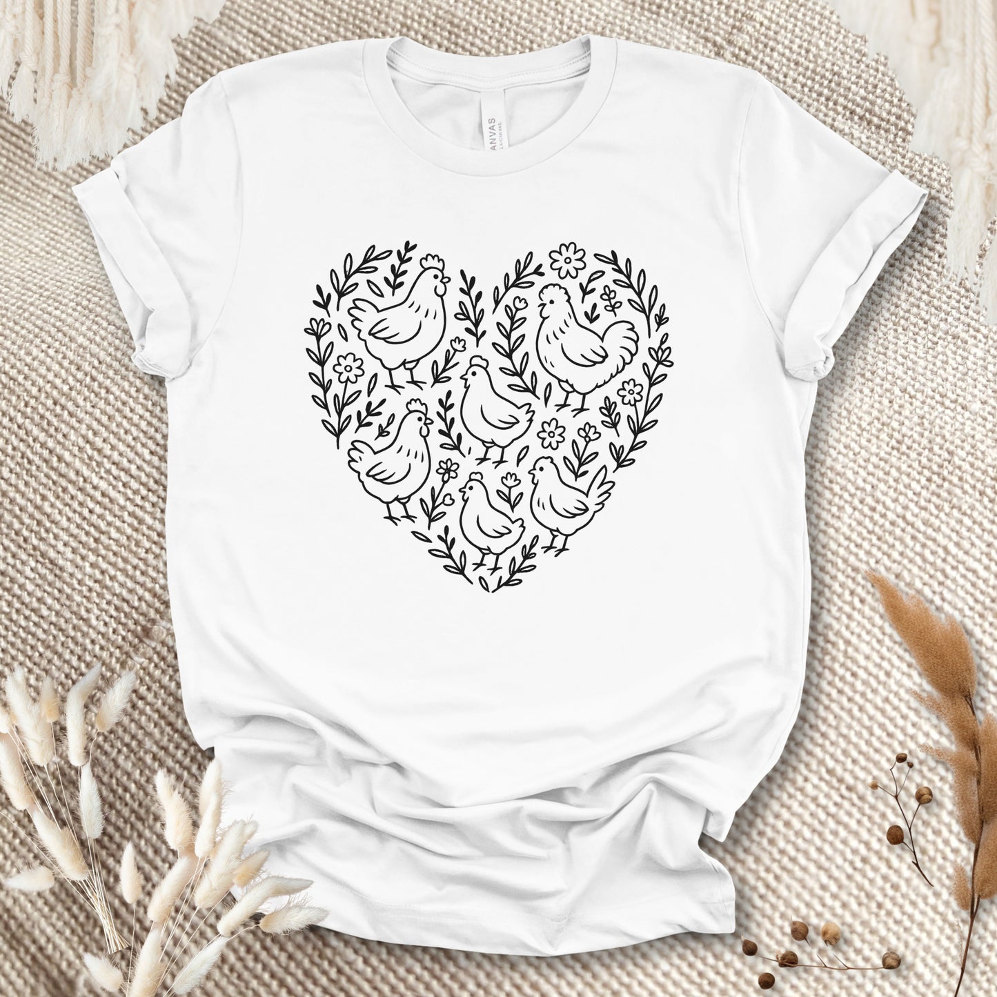 Chicken Heart Floral Tee