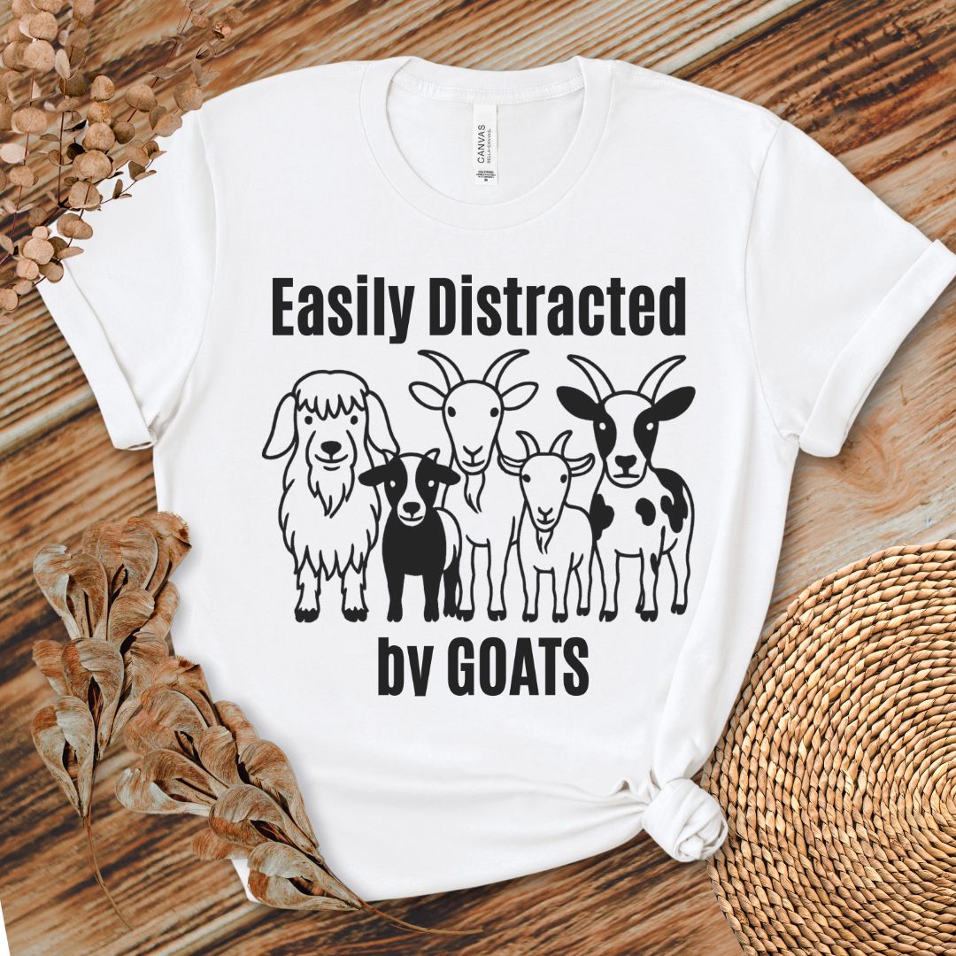 Easily Distracted by Goats Tee