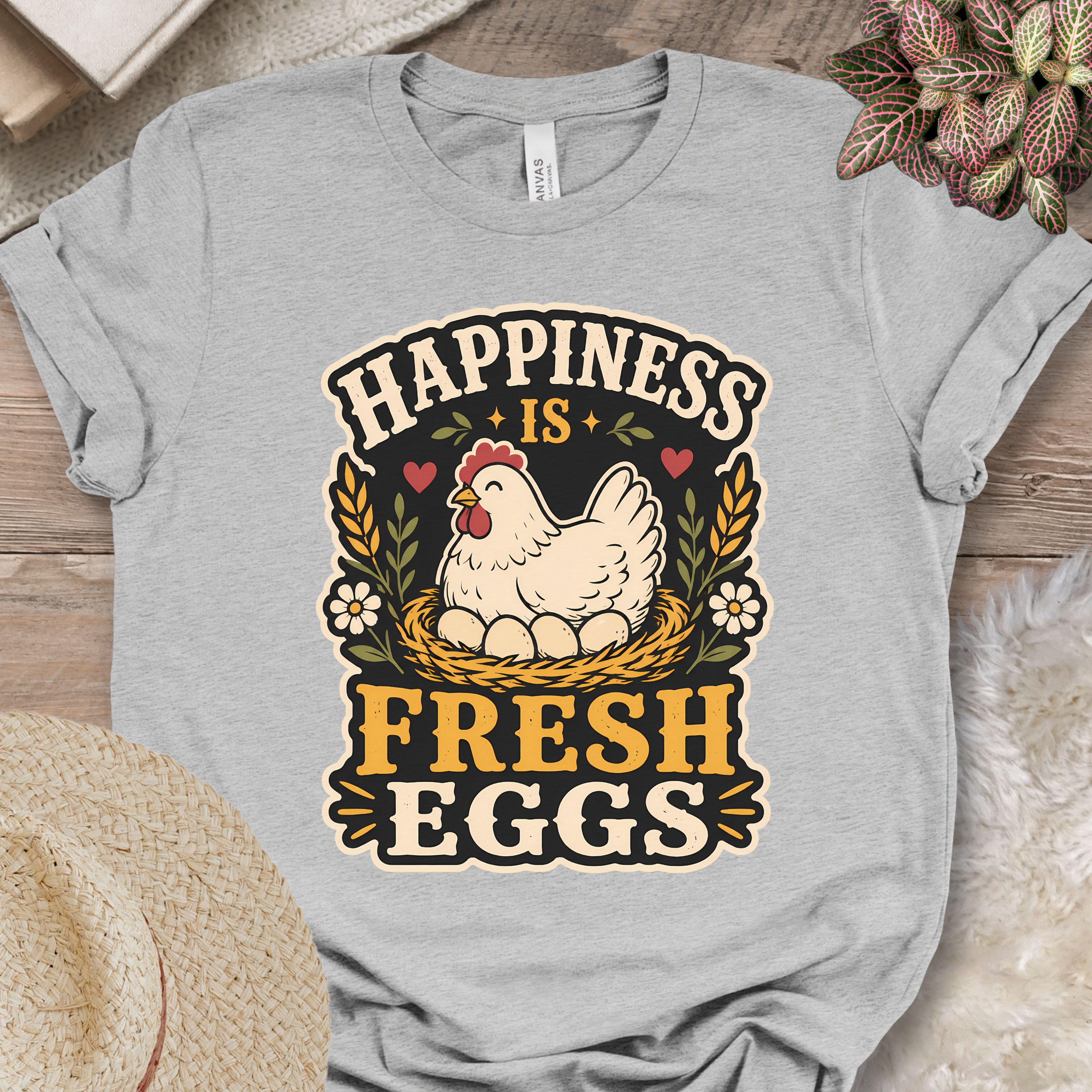 Fresh Eggs Happiness T-Shirt