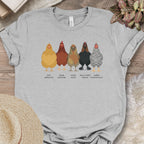 Backyard Chicken Breeds Tee (A)