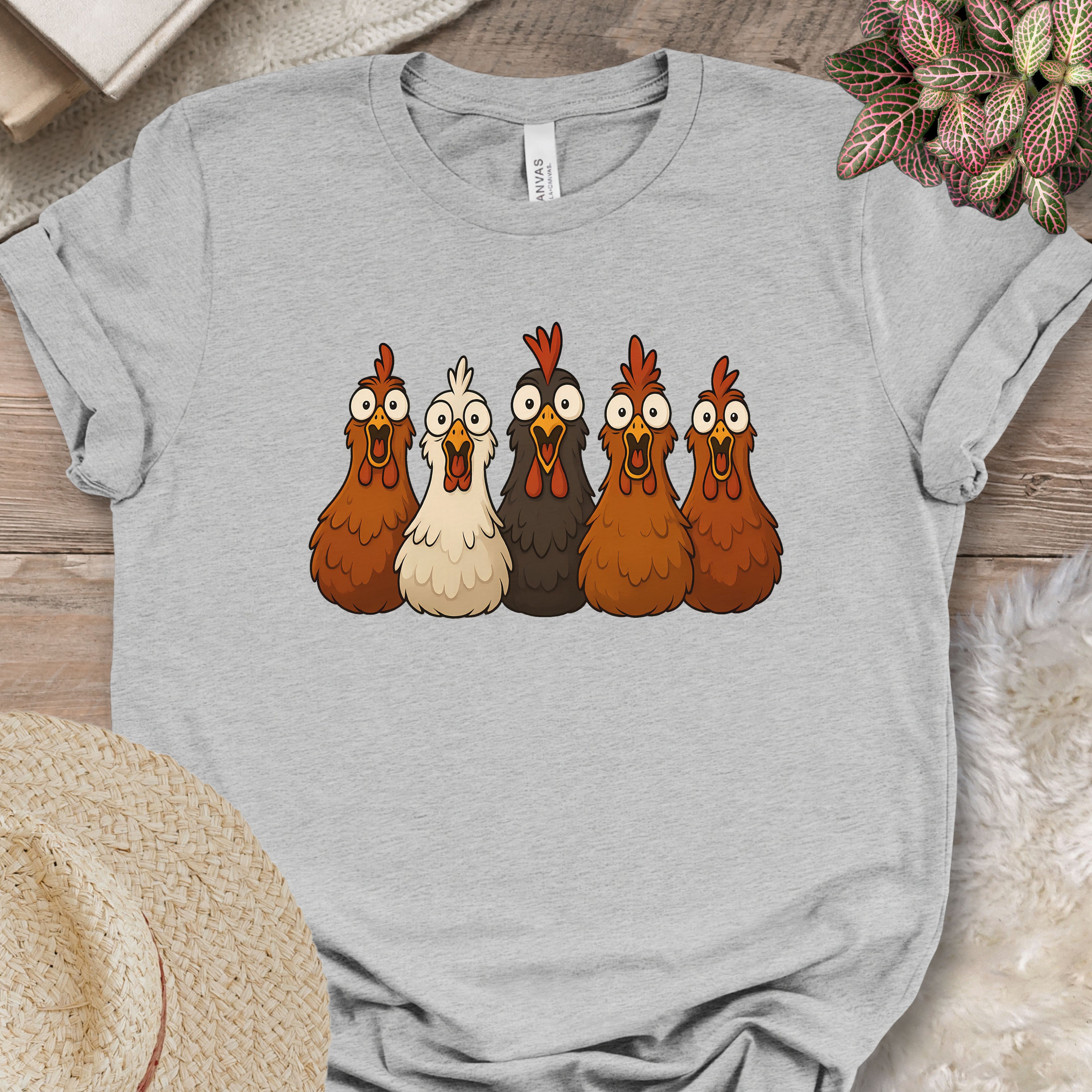 Surprised Chickens Tee