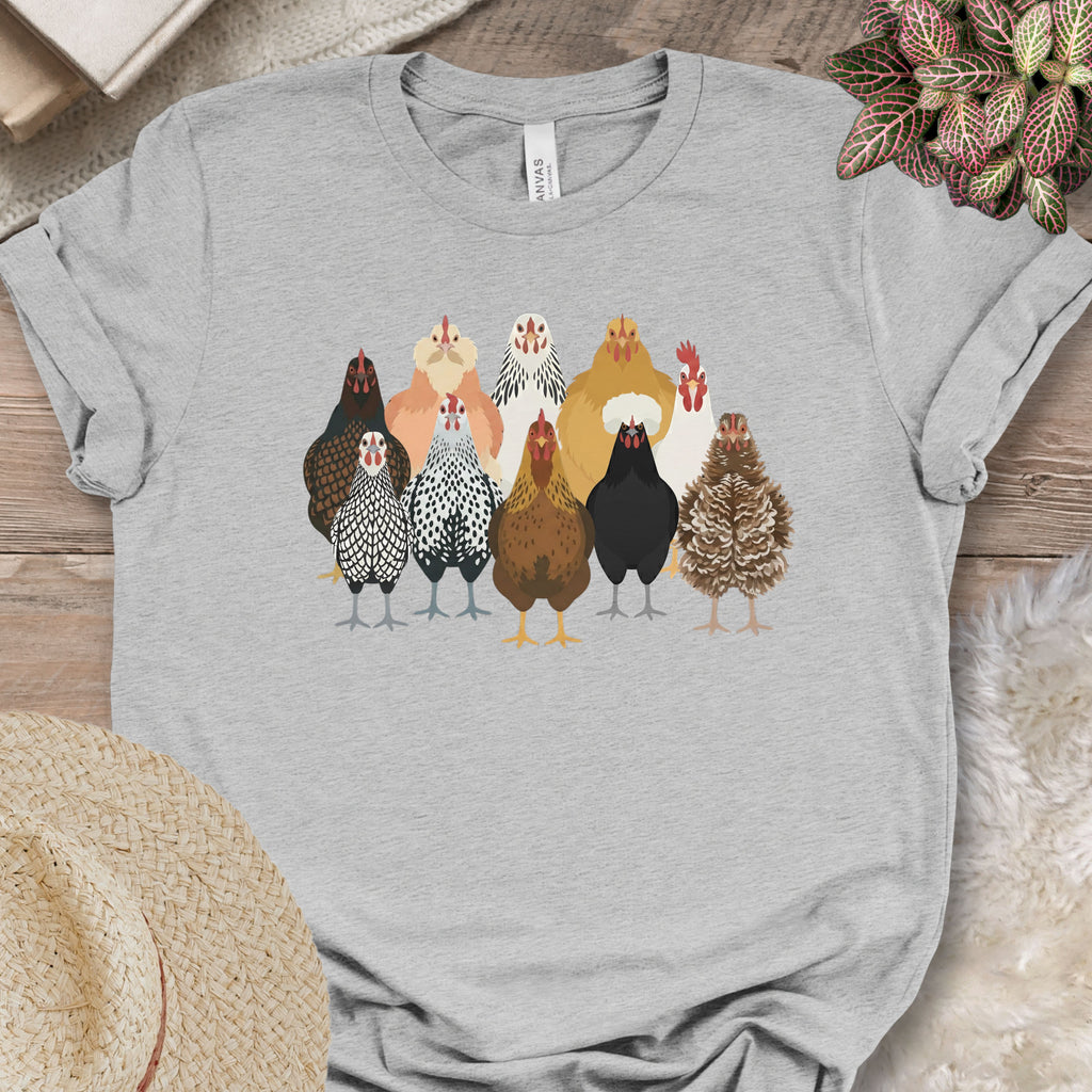Backyard Chicken Flock T-Shirt (B)