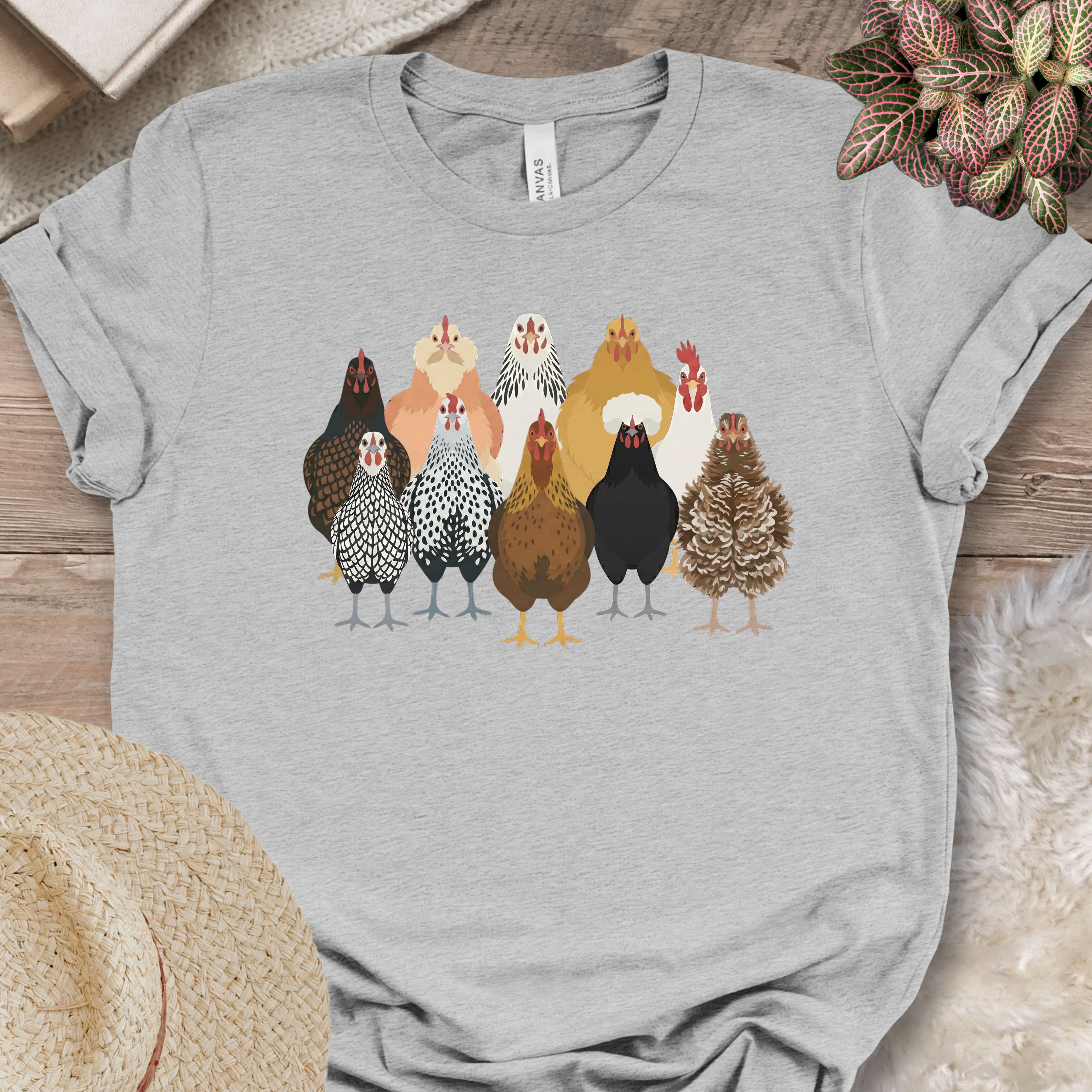 Backyard Chicken Flock T-Shirt (B)