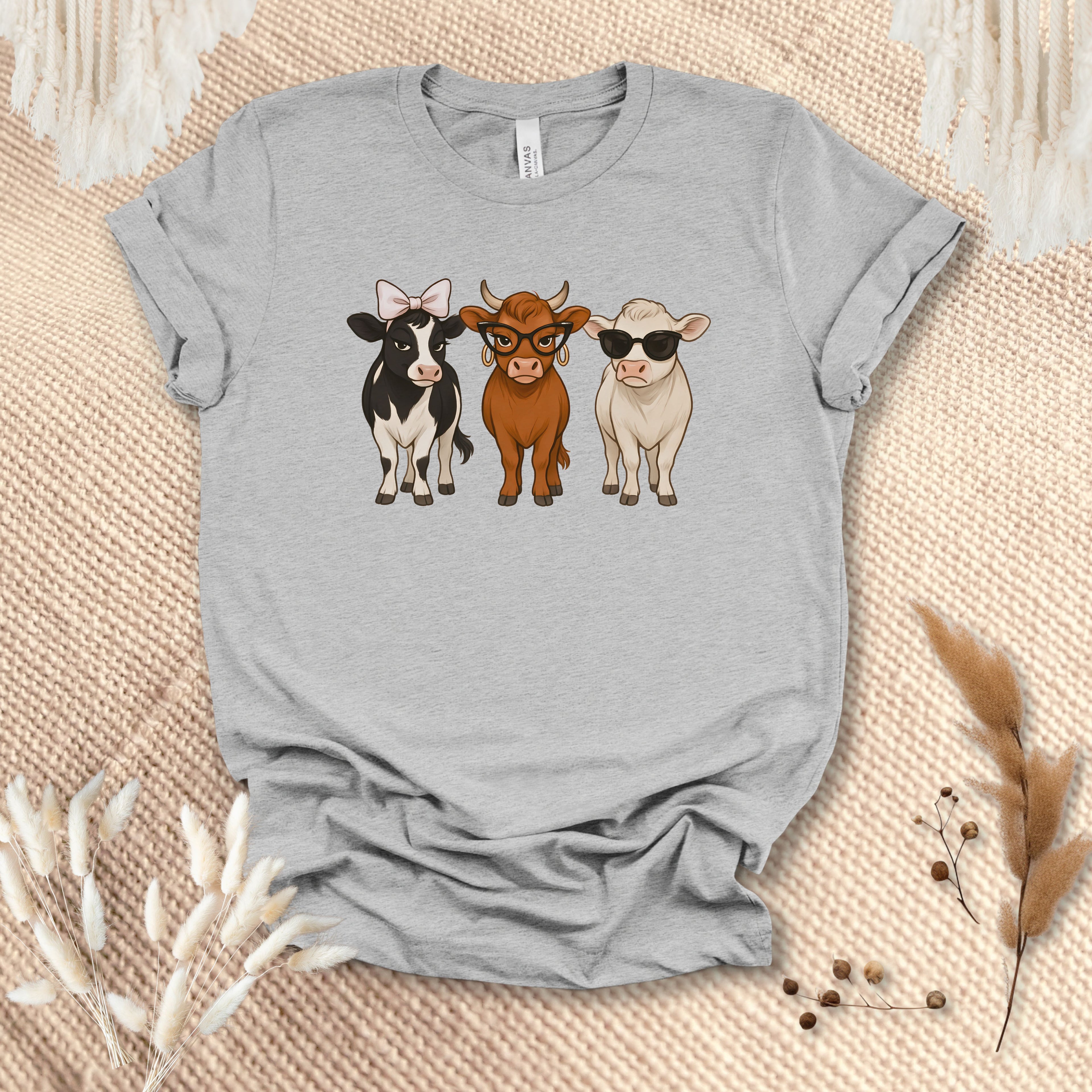 Trendy Cow Trio Tee