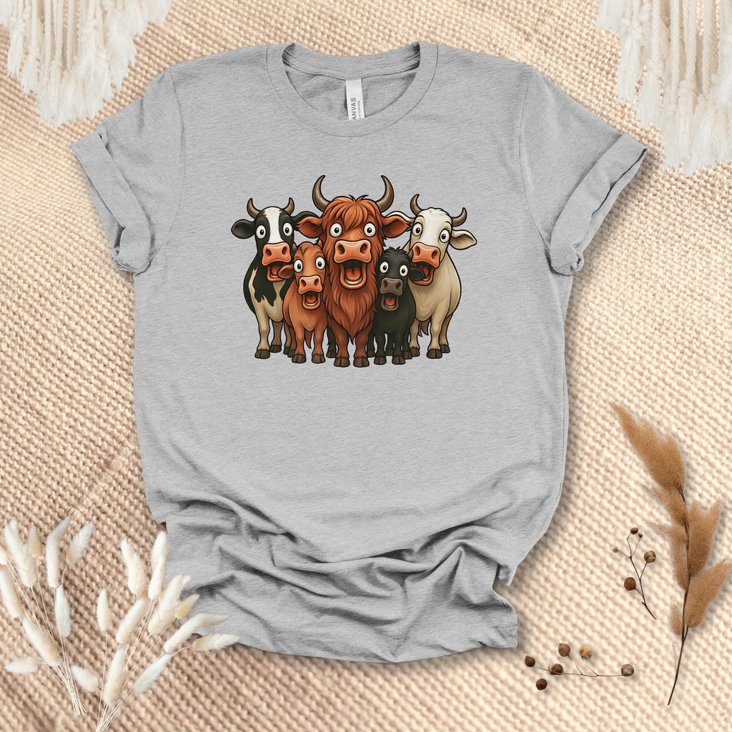 Surprised Cows Tee