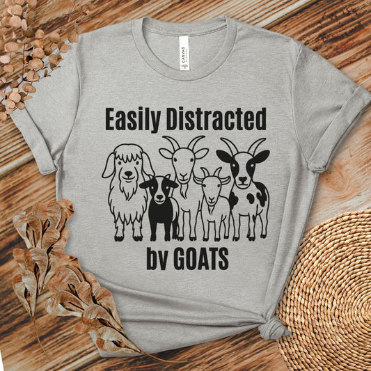 Easily Distracted by Goats Tee