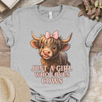 Just a Girl Who Loves Cows Tee