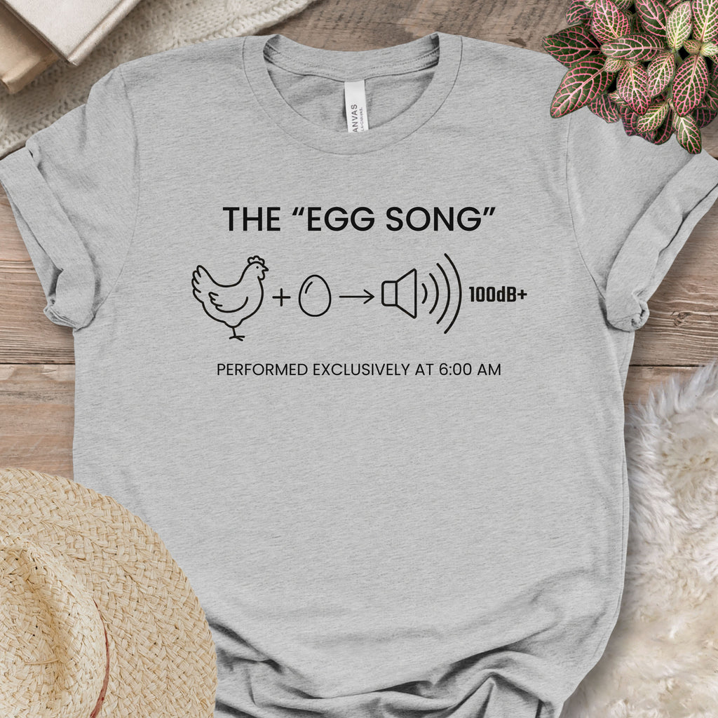 Funny Egg Song Chicken Shirt