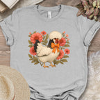 Floral Polish Chicken Shirt
