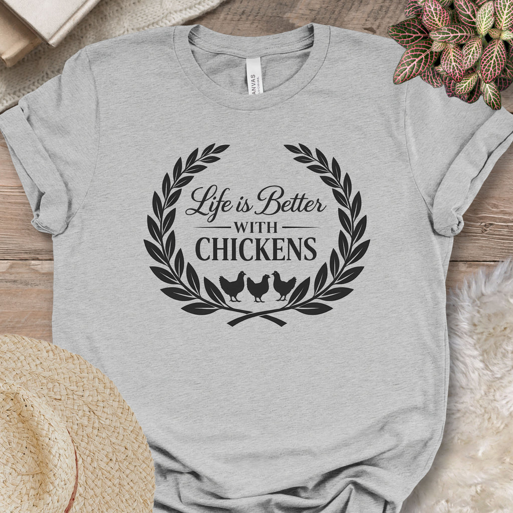 Rustic Poultry Lifestyle Crest T-Shirt