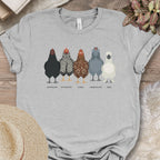 Backyard Chicken Breeds Tee (B)