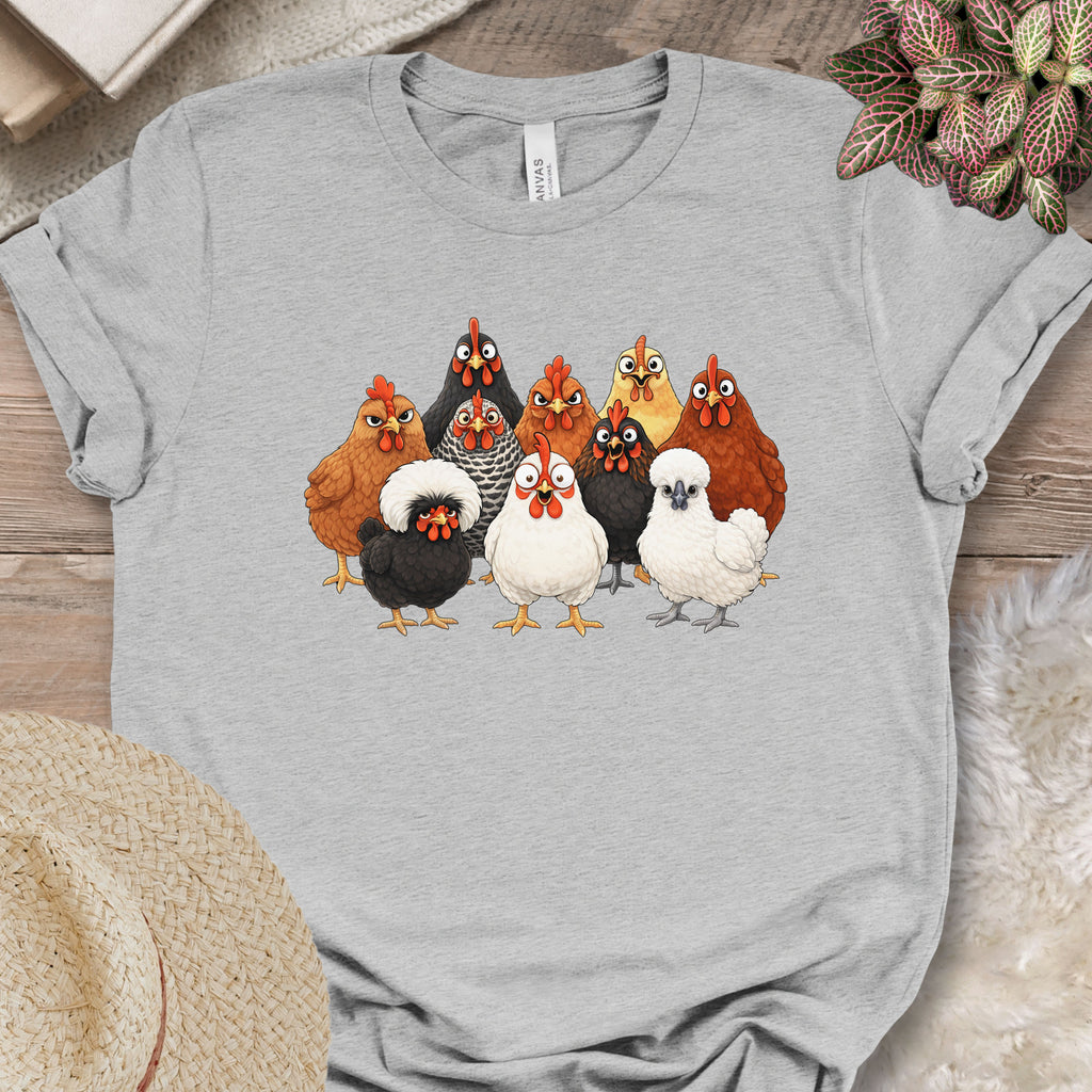 Silly Chicken Breeds Tee