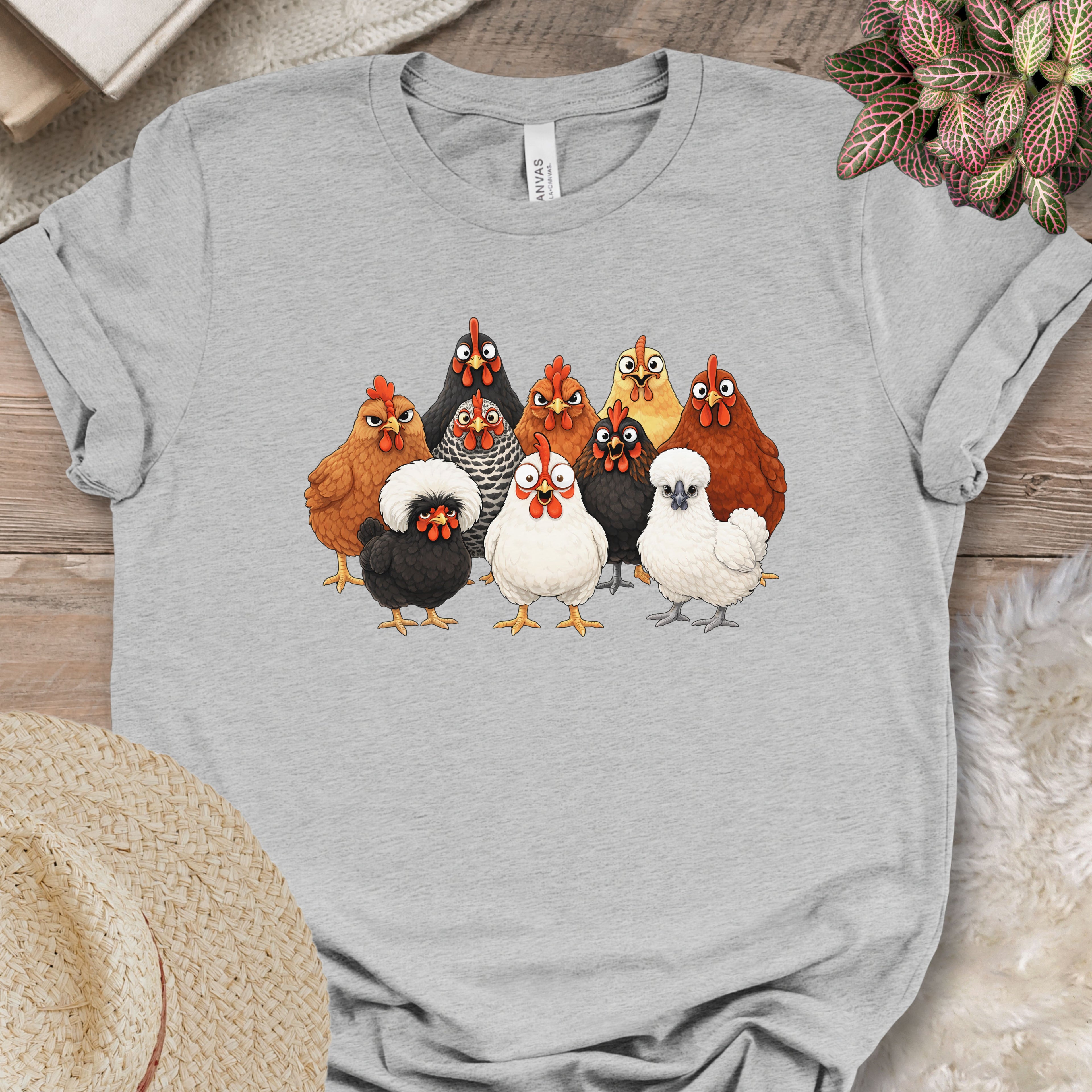 Silly Chicken Breeds Tee