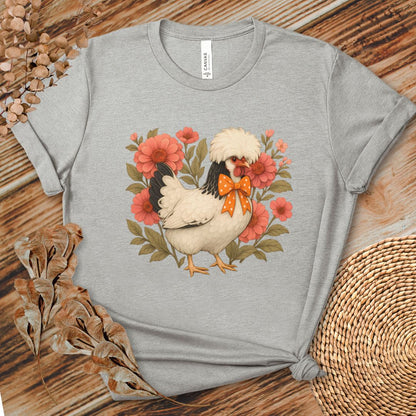 Floral Polish Chicken Shirt
