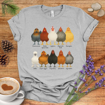 Fancy Chicken Breeds T-Shirt