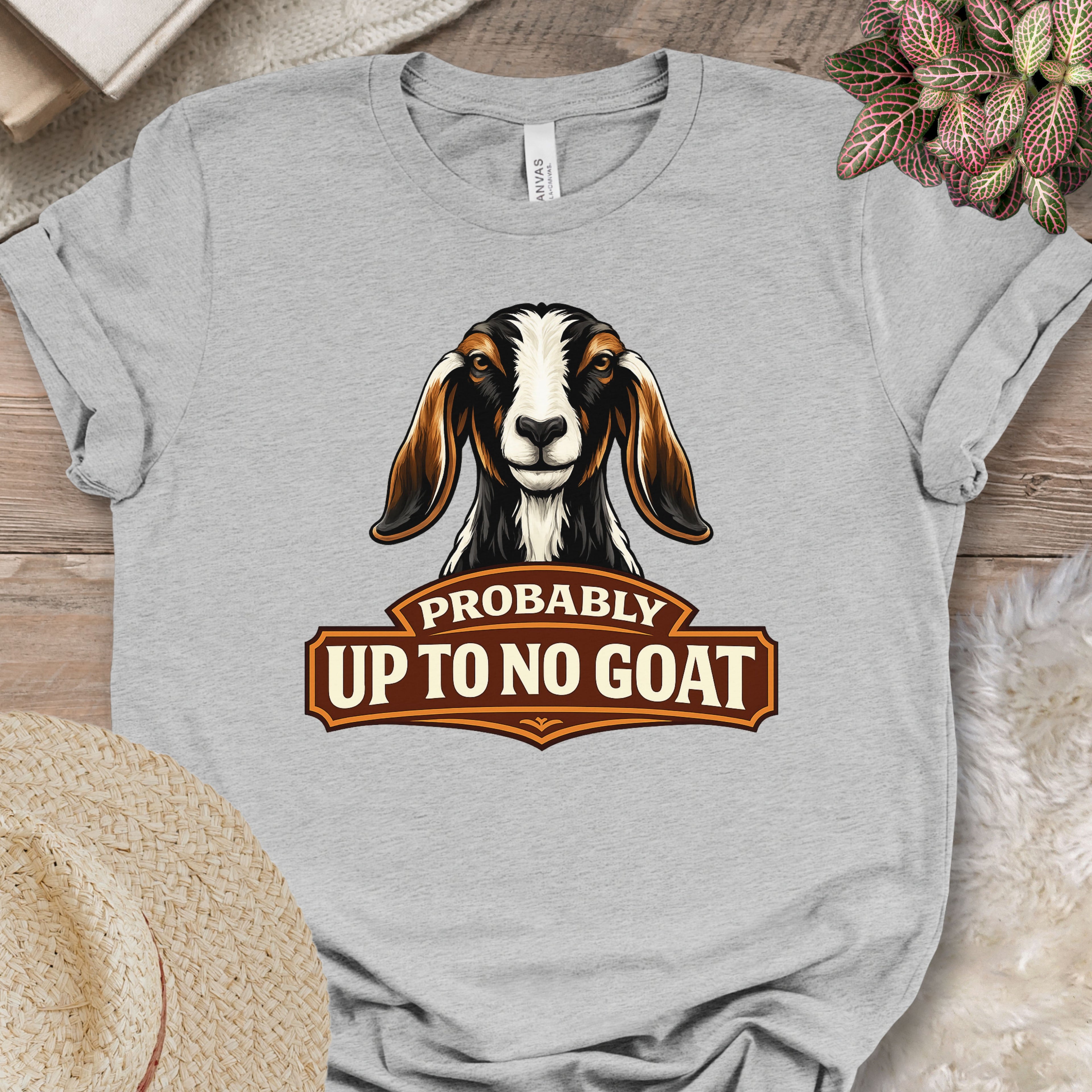 Confident Goat Farm Humor Shirt