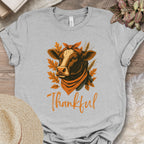 Thankful & Blessed Cow Tee