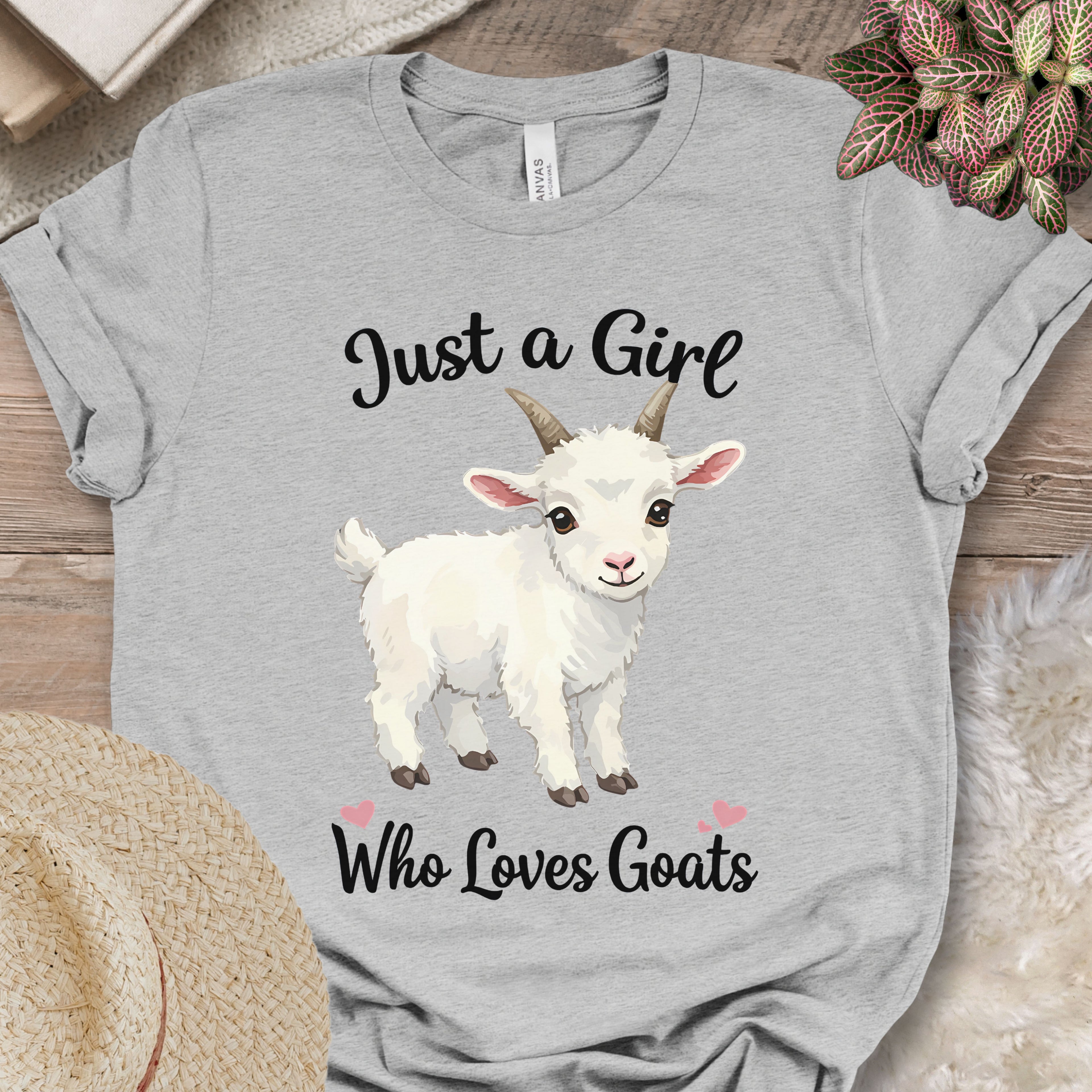Just a Girl Who Loves Goats Tee
