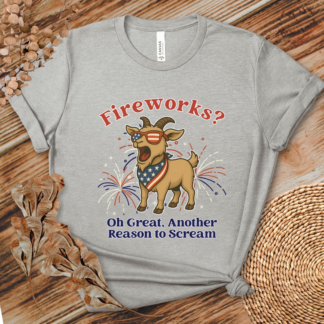 Fireworks Scream Goat Tee