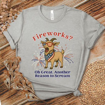 Fireworks Scream Goat Tee