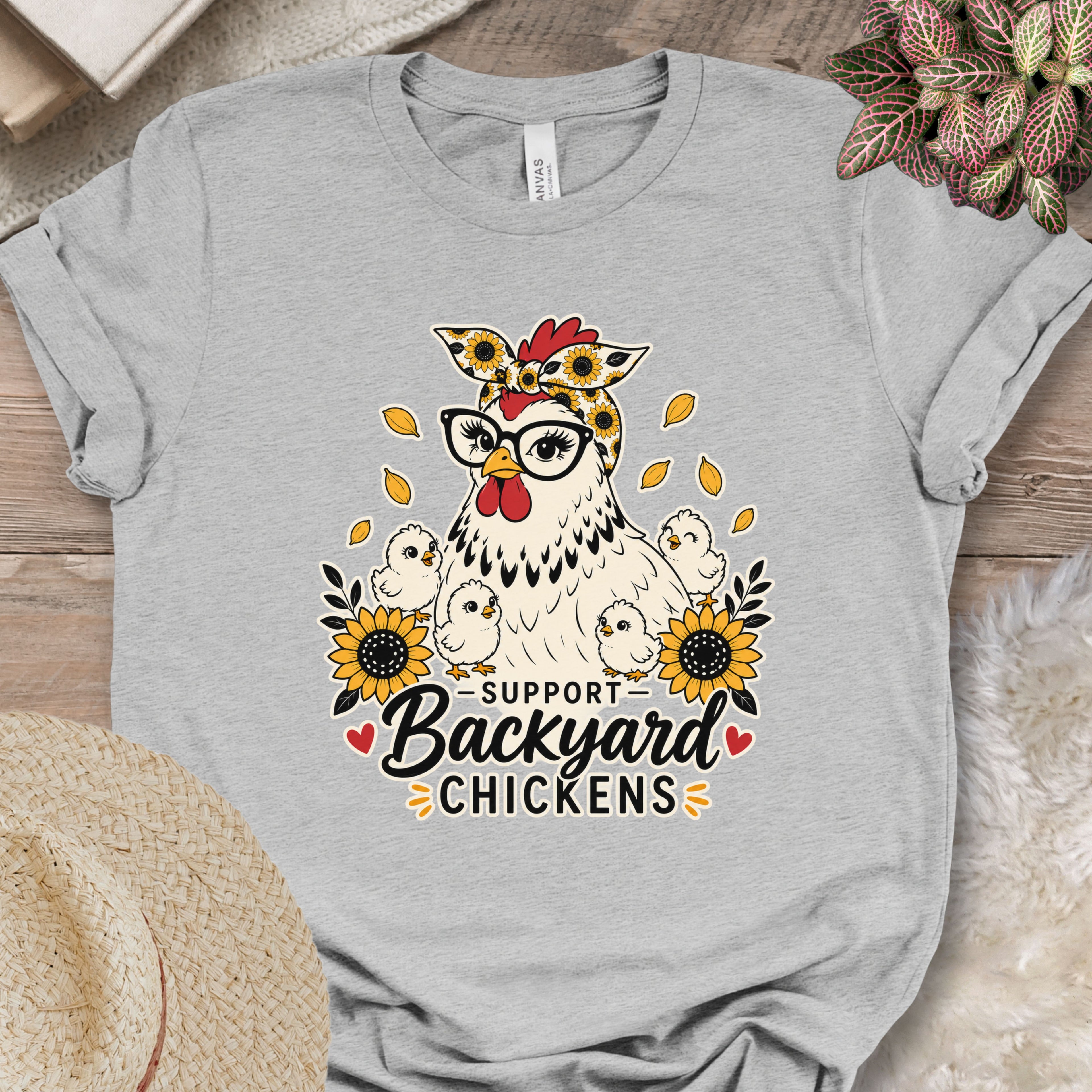 Support Backyard Chickens Tee