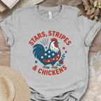 Stars Stripes Chickens Shirt