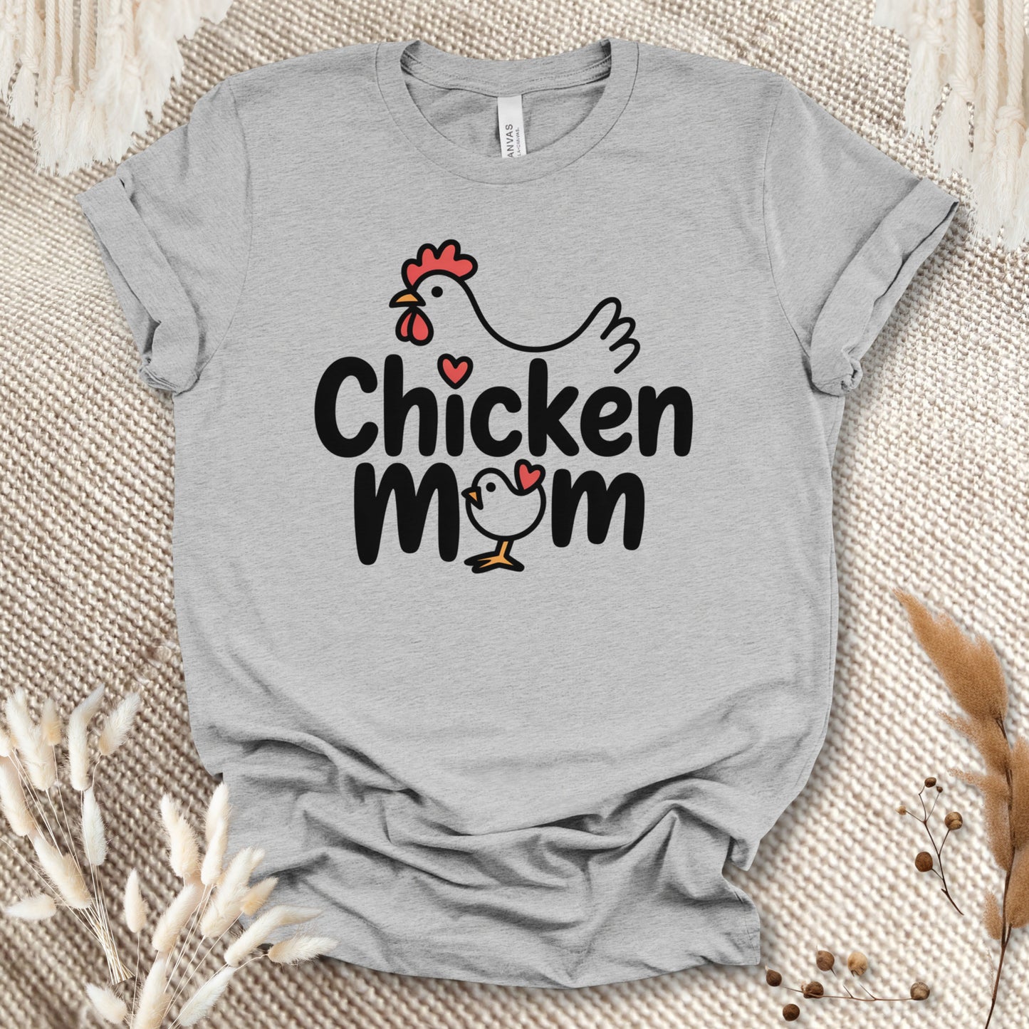 Hen Heart Chicken Mom Shirt