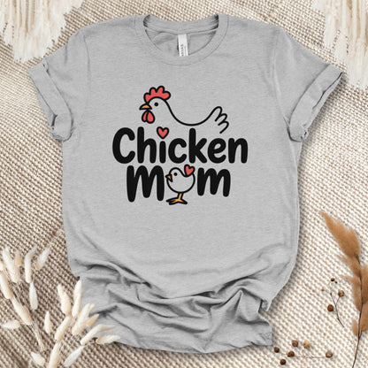 Hen Heart Chicken Mom Shirt