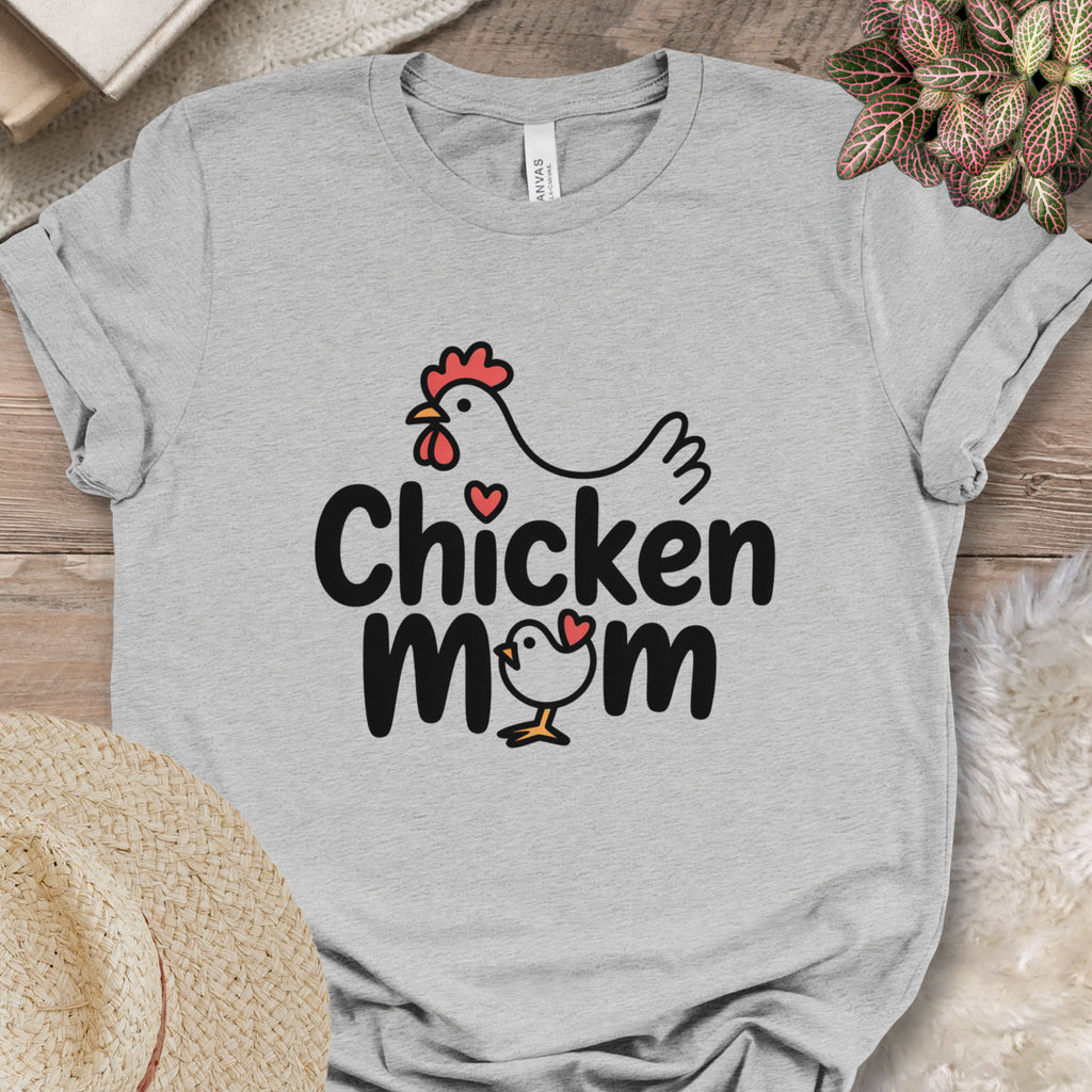 Hen Heart Chicken Mom Shirt