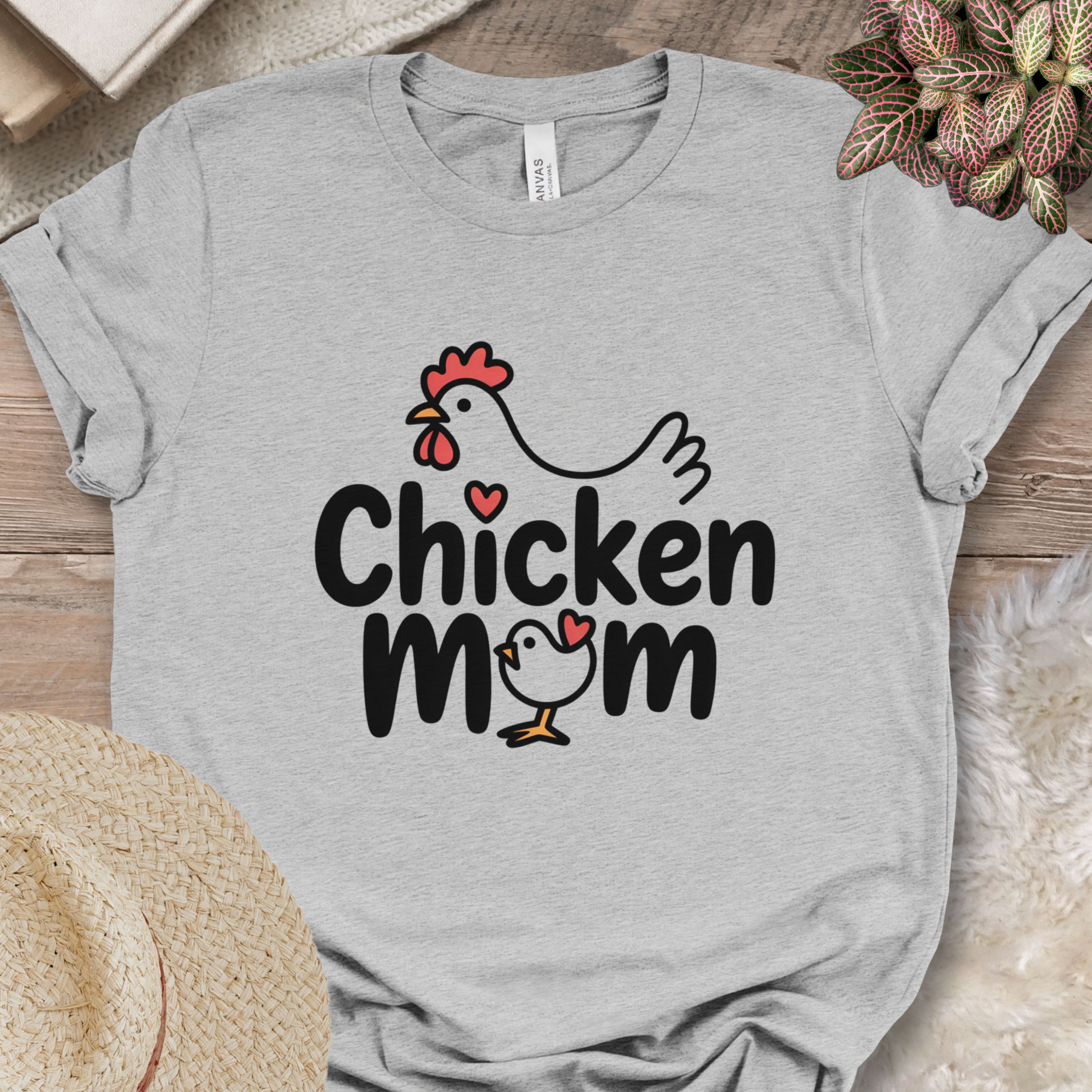 Hen Heart Chicken Mom Shirt
